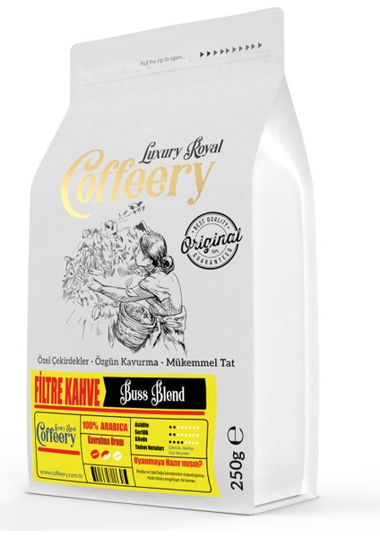 Royal Buss Blend Yoğun Aromalı Kahve (Çekirdek)