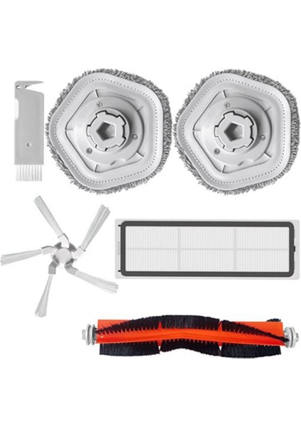 2x Xiaomi Dreame Bot W10 W10 Pro Kendi Kendini Temizleyen Robot Vakum Paspas Ana Yan Fırça Hepa Filtre Paspas Pedleri Parçaları Ev Için (Yurt Dışından) fiyatları