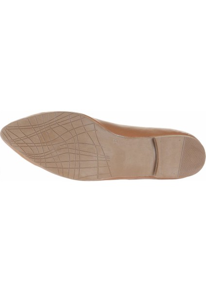 Bueno Shoes Kahverengi Deri Kadın Az Topuklu Ayakkabı 01Wr3110 01Wr3110