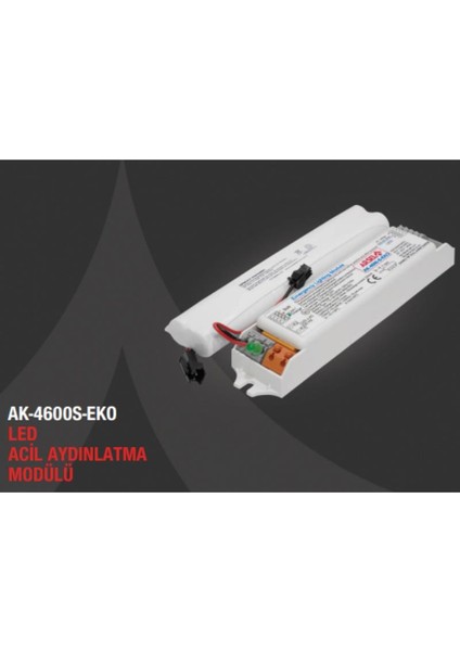 AK-4600S-1EKO LED Lambalar İçin Acil Durum Yedekleme Kiti Kesintide 60 Dak. Yanan 3,5-70 Volt LED Lamba