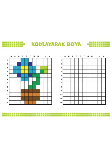 Kodlayarak Boyama Bitkiler