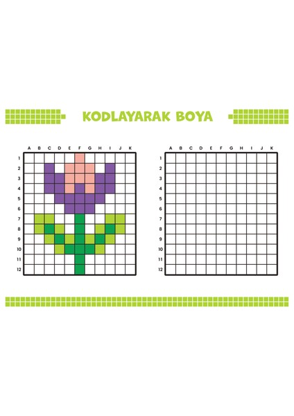 Kodlayarak Boyama Bitkiler