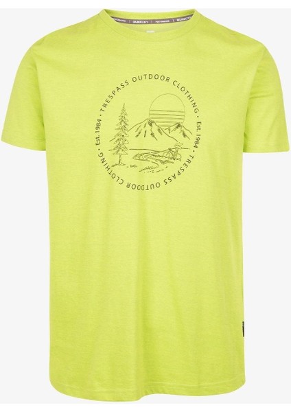 Glentress Erkek Outdoor Tişört Açık Yeşil