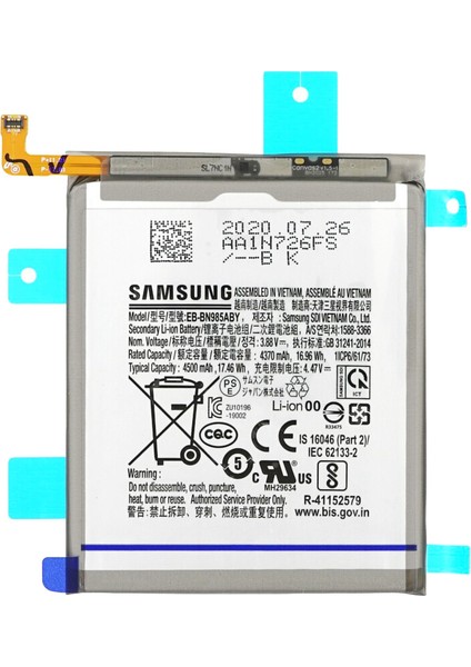 AXYA Samsung  Note 20 Ultra Pil Batarya EB-BN985ABY