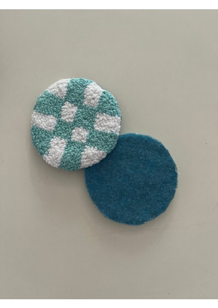 Punch Nakışı Işlemeli Araba Bardak Altlığı / Carcoaster / Araba Içi Dekorasyon fiyatları