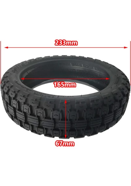 60/70-6.5 Elektrikli Scooter Tubeless Off-Road 10 Inç Lastik modelleri