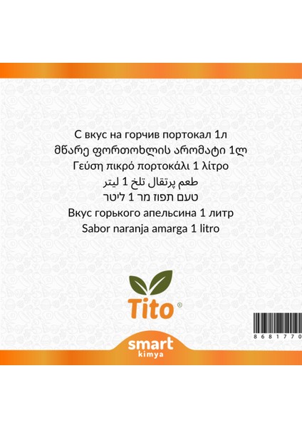 Acı Portakal Aroması 1 Litre fiyatları