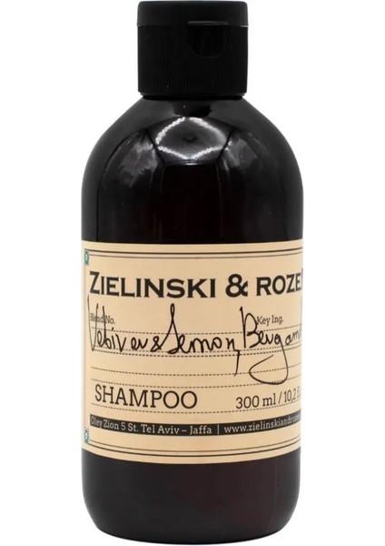 Shampoo Vetiver , Lemon , Bergamot 300 ml