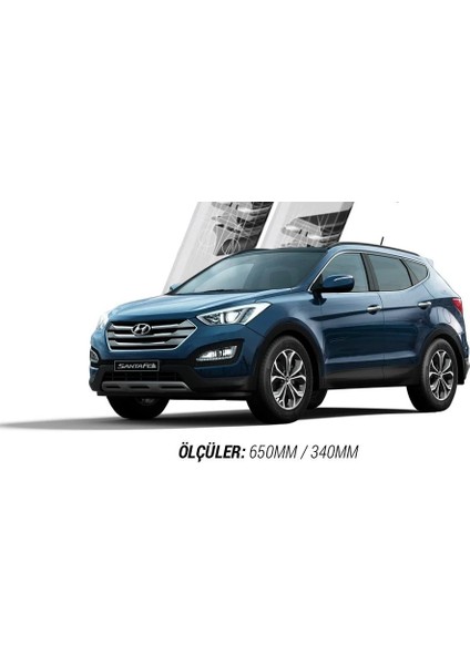 Hyundai Santafe 2013-2015 650X350 Muz Silecek Takımı (Cam Sabunu Hediyeli)