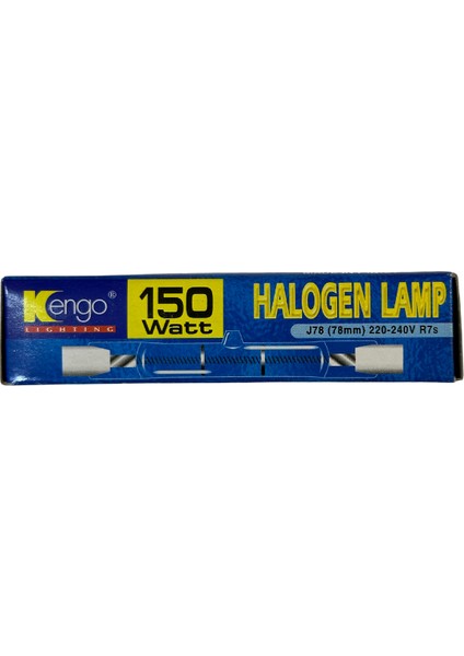 150W Sarı Işık R7S Duylu Dim Edilebilir Çubuk Halojen Ampul (2 Adet)