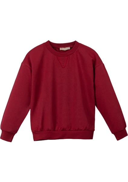 Basic Kız Çocuk Sweatshirt