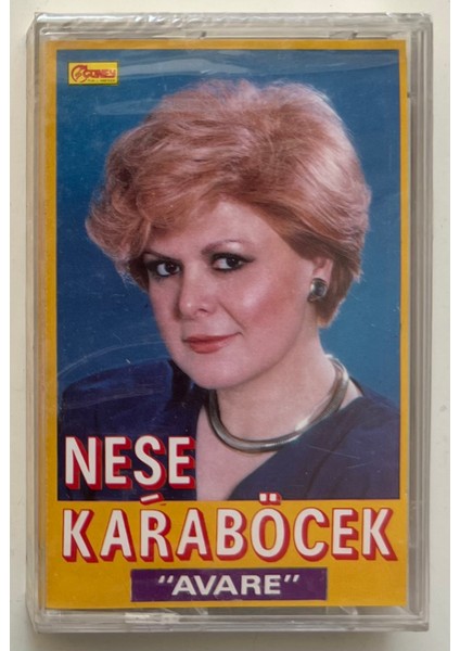 Neşe Karaböcek Avare Kaset (Jelatininde Sıfır Orjnal Dönem Kağıt Baskı Kaset)