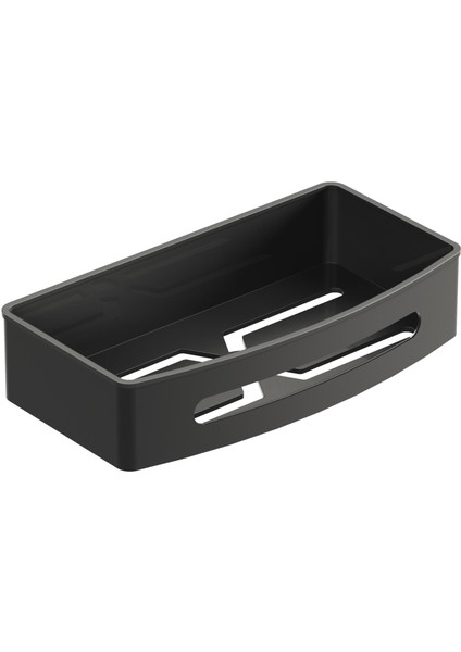 Aqua Bagno Smart Tekli Süngerlik 24X12,5 Cm., Mat Siyah