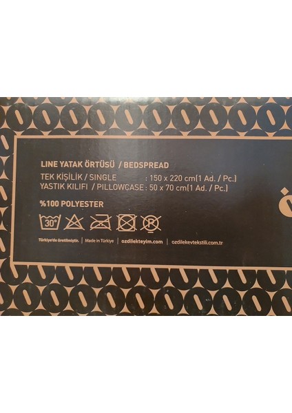 Modern Line Tek Kişilik Battaniye Seti (150X220)-PIRAMIT Pudra