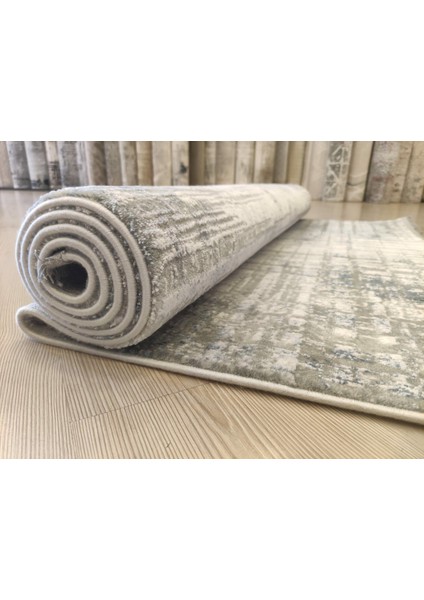 Artex 05854A Gri Mavi Modern Eskitme Halı modelleri