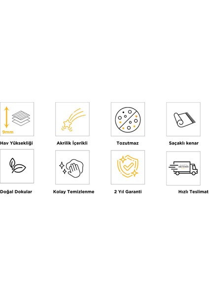 Artex 05854A Gri Mavi Modern Eskitme Halı indirimleri