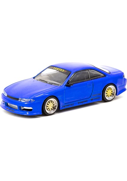 1:64 Vertex Nissan Silvia S14 Blue Metallic