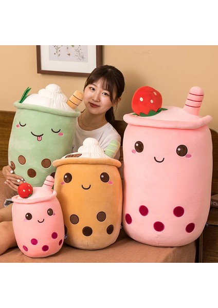 20 cm Sevimli Bubo Süt Çay Peluş Oyuncak Yumuşak Peluş Latte Americano Aromalı Süt Çay Kucaklama Yastık Topu Bubo Çay Altlığı Çocuklar Için (Yurt Dışından)
