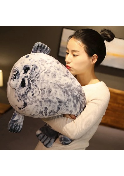 Tombul Peluş Foca Gorda Mühür Oyuncak Dolması Hayvan Guatona Peluche Yumuşak Bebek Uyku Yastık Sevimli Deniz Aslanı Bebek Noel Hediyesi 20 cm (Yurt Dışından) modelleri