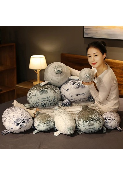 Tombul Peluş Foca Gorda Mühür Oyuncak Dolması Hayvan Guatona Peluche Yumuşak Bebek Uyku Yastık Sevimli Deniz Aslanı Bebek Noel Hediyesi 20 cm (Yurt Dışından) indirimleri