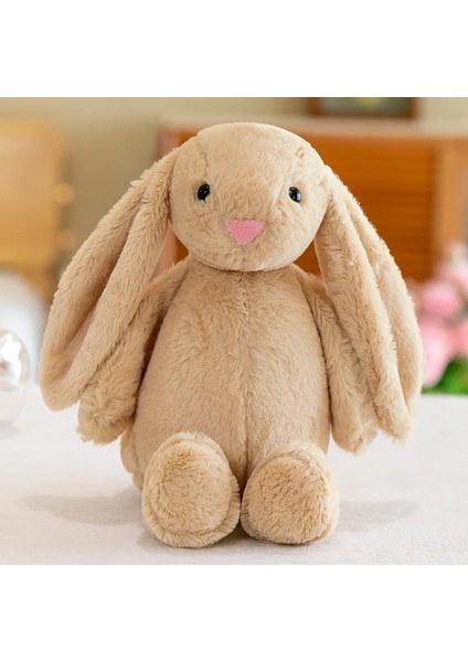 28CM Sevimli Peluş Tavşan Paskalya Dolması Hayvan Oyuncak Süper Yumuşak Tavşan Bebek Peluş Yastık Uzun Kulaklı Paskalya Hediyesi Çocuklar Için (Yurt Dışından)