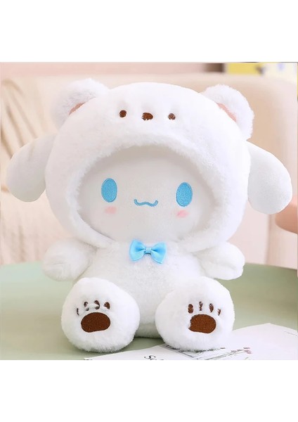 20 cm Yepyeni Sanrio Kawaii Hello Kitty Peluş Oyuncak Yastık Bebek Peluş Tarçın Rulo Çocuk Peluş Oyuncak Ev Dekorasyon Peluş Noel Bebek (Yurt Dışından)