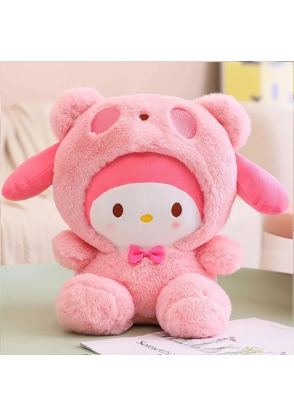 20 cm Yepyeni Sanrio Kawaii Hello Kitty Peluş Oyuncak Yastık Bebek Peluş Tarçın Rulo Çocuk Peluş Oyuncak Ev Dekorasyon Peluş Noel Bebek (Yurt Dışından)