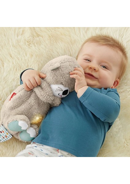 30CM Bebek Nefes Alan Ayı Yatıştırıcı Su Samuru Peluş Oyuncak Bebek Oyuncak Çocuk Yatıştırıcı Müzik Uyku Arkadaşı Ses ve Işık Bebek Oyuncak Hediye (Yurt Dışından) fiyatları