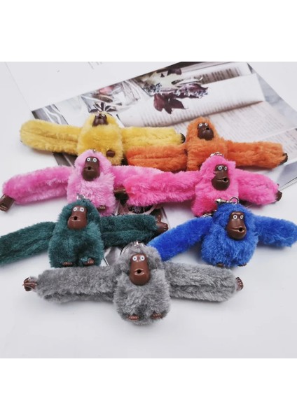 Yeni Hayvan Şebeğin Maymun Peluş Oyuncak Anahtarlık Bebek Çantası Kolye Anahtarlık Moda Yenilik Niş Tarzı Askılı Çanta Peluş Oyuncak (Yurt Dışından) fırsatları