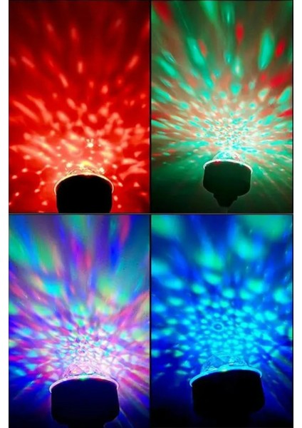 Mini Sihirli Disko Topu - Sese Duyarlı USB Işıklı Küre | Rgb LED Hediyelik Eşya modelleri