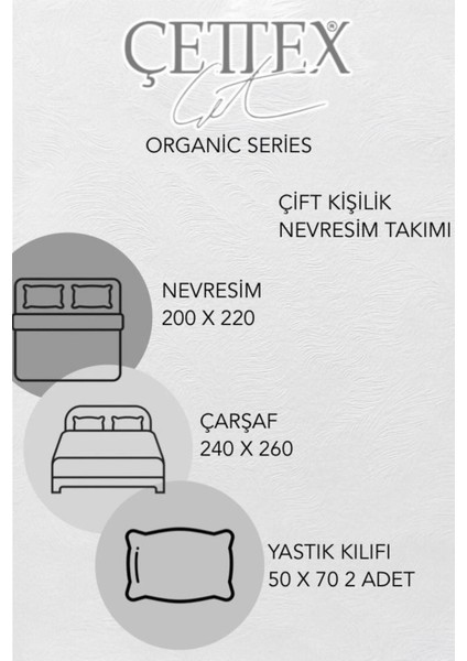 Organik Keten Çift Kişilik Nevresim Takımı fırsatları