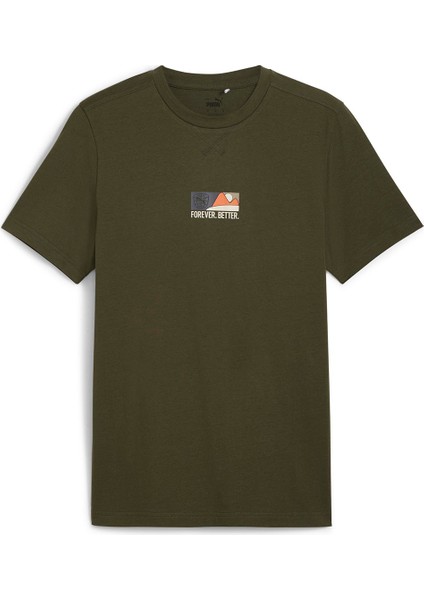 Better Sportswear Erkek Yeşil Günlük Stil T-Shirt 68175770