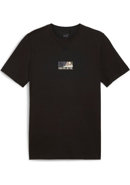 Better Sportswear Erkek Siyah Günlük Stil T-Shirt 68175701 fırsatları