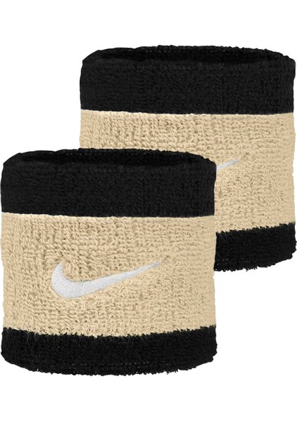 Swoosh Wristbands 2 Pk Unisex Siyah Antrenman Bileklik N.000.1565.055.OS