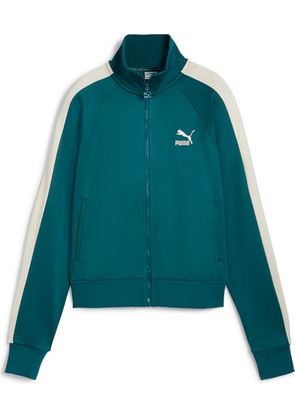 Iconic T7 Track Kadın Yeşil Günlük Stil Sweatshirt 62799422 indirimleri