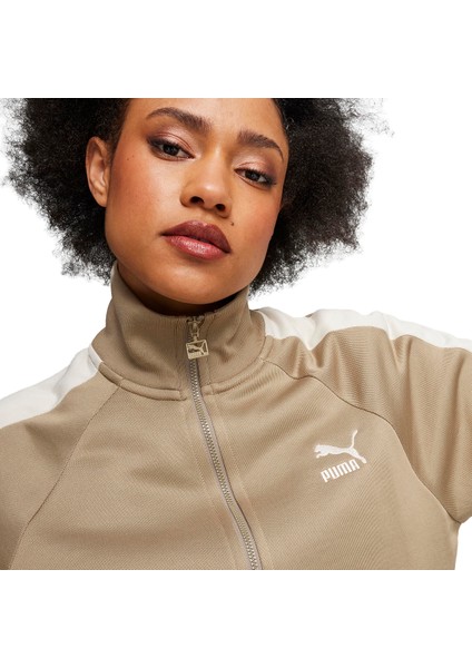 Iconic T7 Track Kadın Bej Günlük Stil Sweatshirt 62799467 fırsatları