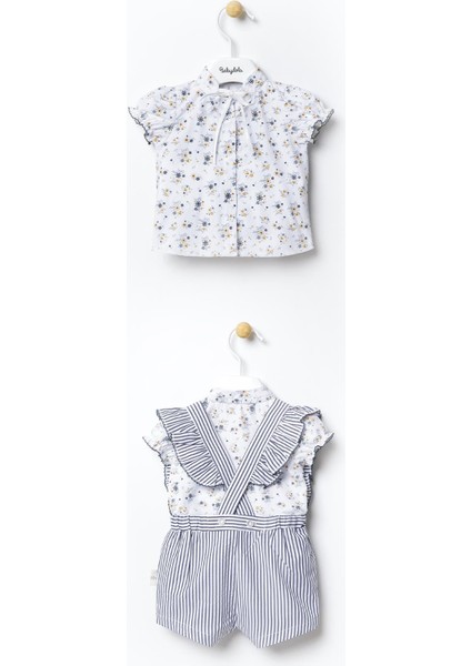 Marin Desen Salopet Bayramlık Kız Bebek 2'li Takım 12931 fiyatları