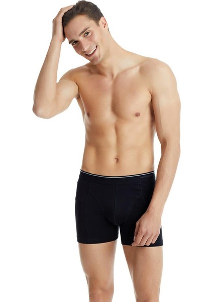 Erkek Büyük Beden Tender Cotton Siyah Boxer C3T3N2O9 fırsatları