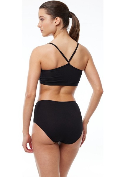 1030 4'lü Paket Kadın Modal Yüksek Bel Battal Slip & Külot modelleri