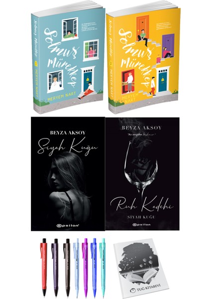 Solmuş Mürekkep 2li Set Meryem Nart ve Siyah Kuğu Ruh Kadehi Beyza Aksoy