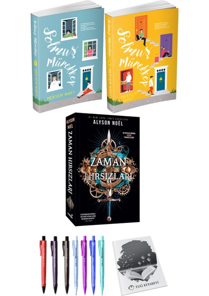 Solmuş Mürekkep 2li Set Meryem Nart ve Zaman Hırsızları Alyson Noel