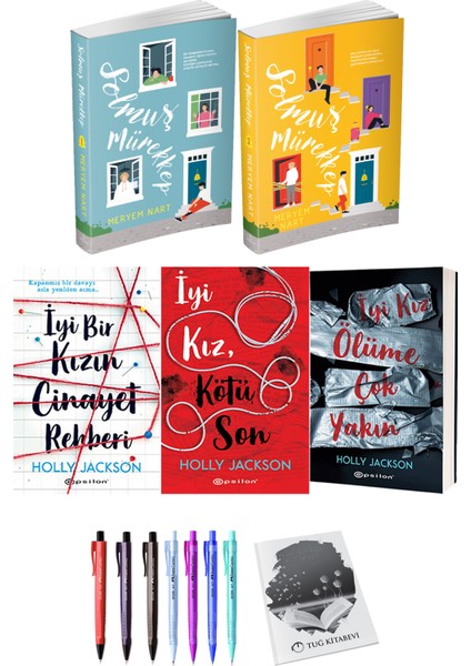 Solmuş Mürekkep 2li Set Meryem Nart ve Iyi Kız Serisi 3lü Set Holly Jackson