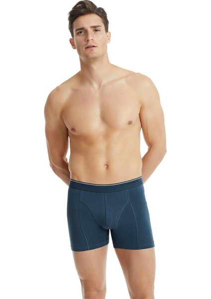 Erkek Büyük Beden Tender Cotton Antrasit Boxer C3T3N2O9