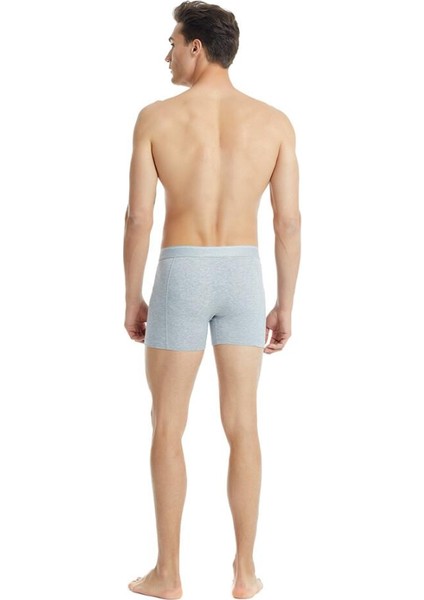 Erkek Büyük Beden Tender Cotton Gri Boxer C3T3N2O9