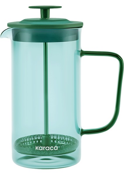 Valentina French Press 350 ml Green Su Yeşili