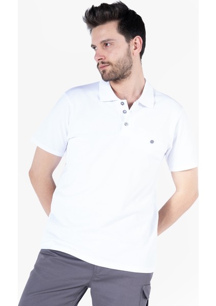 Yıldırımlar Polo Yaka Fleto Cepli T-Shirt