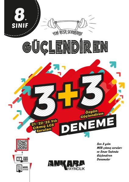 8. Sınıf Güçlendiren 3+3 Deneme 2024-2025 Güncel Baskı