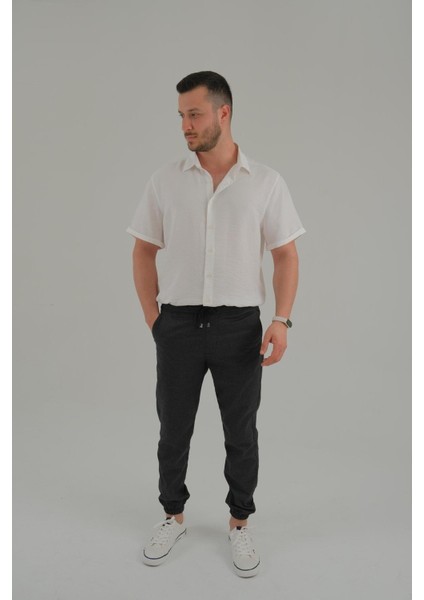 Siyah Renk Erkek Jogger Pantolon