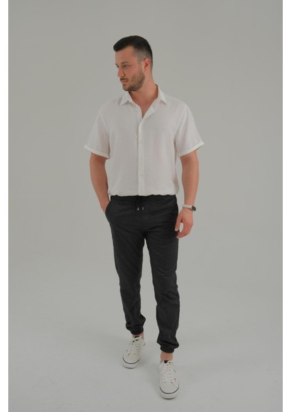 Siyah Renk Erkek Jogger Pantolon