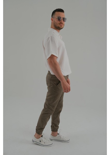 Haki Renk Erkek Jogger Pantolon